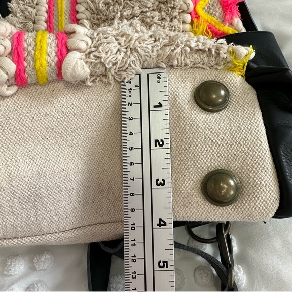 Stanley Street Crossbody Bag Backpack  Multicolor Fuzzy Day to Day Boho Hobo - Picture 14 of 16